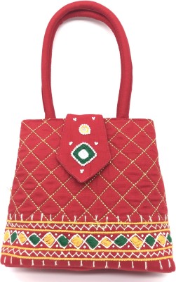 SriShopify Handicrafts Women Red Handbag