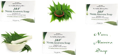 J & F Neem Aloevera Soap 100 g Pack of 3(3 x 100 g)