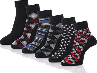 RC. ROYAL CLASS Men Printed Ankle Length(Pack of 6)