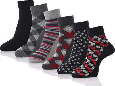 RC. ROYAL CLASS Men Printed Ankle Length(Pack of 6)