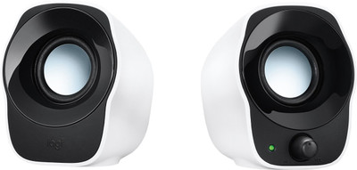 Logitech Z120 Compact Stereo USB Powered 2 W Laptop/Desktop Speaker  (Black, White, 2.0 Channel) For Rs. 709 @ 49 %