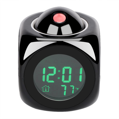 Twixxle Analog-Digital Black Clock