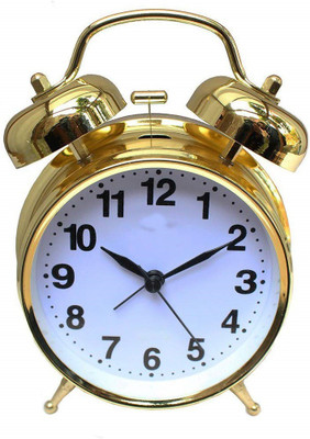 VibeX Analog Gold Clock