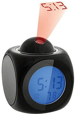 Twixxle Digital Black Clock