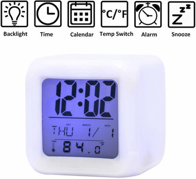 Twixxle Digital White Clock