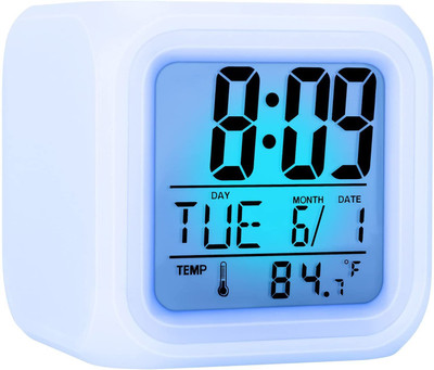 MOOZMOB Digital White Clock