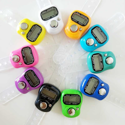 RARE-ZONE Digital Finger Tally Counter Digital Tally Counter(Multicolor Pack of 10)