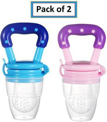 smilykid Soft Silicone Fruit Teethers for Babies Teether and Feeder(Multicolor)