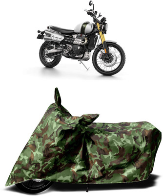 ELECTRIBLES Two Wheeler Cover for Triumph(Scrambler 1100, Multicolor)