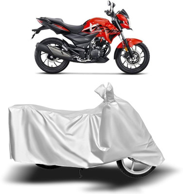 ELECTRIBLES Two Wheeler Cover for Hero(MotoCorp Xtreme 200S, Silver)