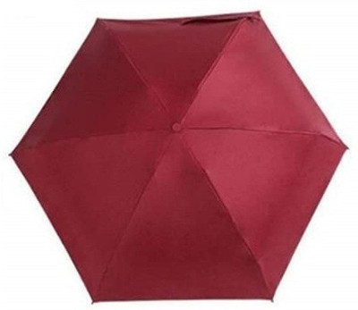 SWISS WONDER ® LAU-12 5 Folding Compact Pocket Umbrella Umbrella(Red)