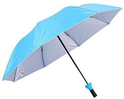 SWISS WONDER CIU-23 Windproof Double Layer Umbrella with Bottle Cover Umbrella(Blue)