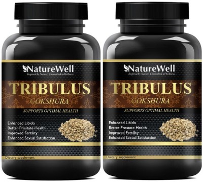 Naturewell Tribulus Men's Health 500 mg (Gokshura) Ultra(2 x 60 Capsules)