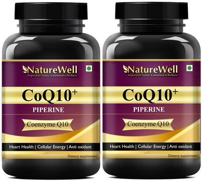 Naturewell COQ-10 (A Bio Enhanced Cellular Energy)(2 x 60 Capsules)