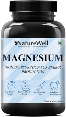 Naturewell Magnesium 340 Mg Supplemen For Recovery Support Advanced(60 Capsules)