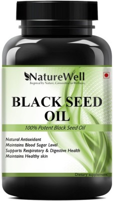 Naturewell Black Seed Oil, Extra Virgin Cold Pressed 500 mg Capsules Advanced(60 Capsules)