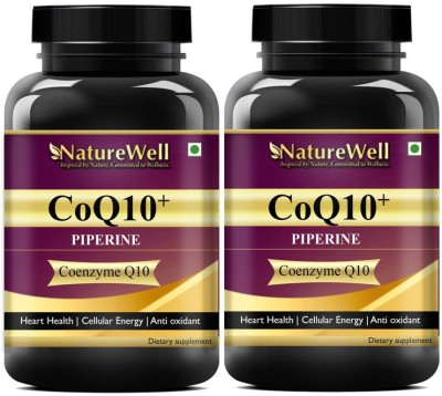 Naturewell COQ-10 (A Bio Enhanced Cellular Energy) Premium(2 x 60 Capsules)