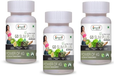 Vringra Go Slim Capsules-Weight Loss Pills-Weight Management-Slimming Capsules(Pack of 3)(3 x 60 Capsules)