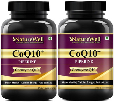 Naturewell COQ-10 (A Bio Enhanced Cellular Energy) Advanced(2 x 60 Capsules)