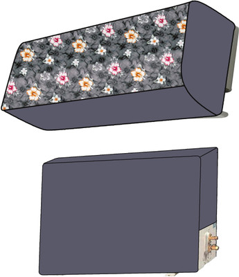 Wings Star Air Conditioner  Cover(Width: 106 cm, Multicolor)