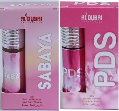 AL DUBAI Sabaya Nd P D S 6ML Attar Pack OF 2 Floral Attar(Pink Lotus)