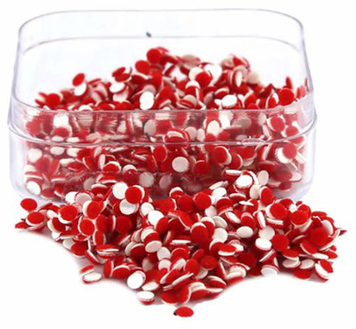 MADHAV ENTERPRISES Red bindi (Pack of 100 bindi) forhead Red Bindis(bindi)