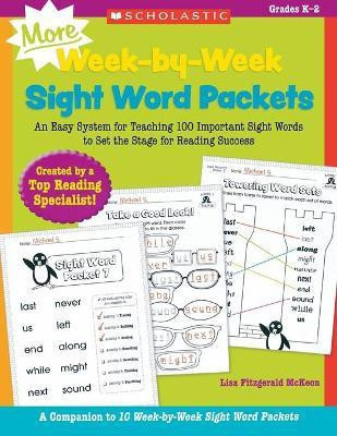 More Week-By-Week Sight Word Packets(English, Paperback, McKeon Lisa)
