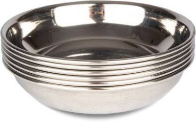 BAITHAK Steel Mixing Bowl(Pack of 1, Silver)