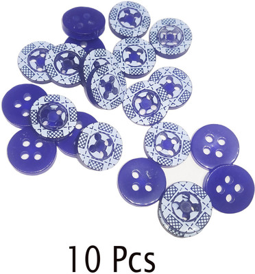 lookat Threading Button (Set of 10 Button) Plastic Buttons(Pack of 10)