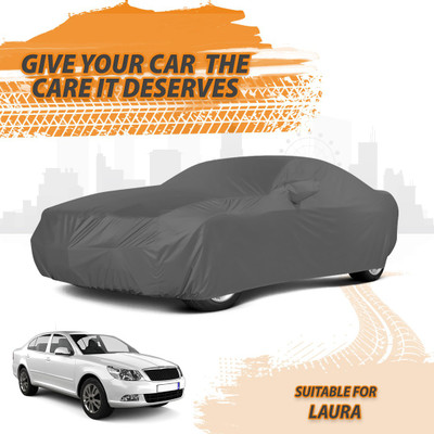 Drivo Car Cover For Skoda Laura (With Mirror Pockets)(Grey)