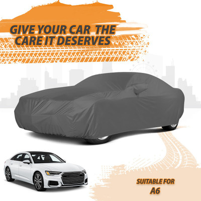 Drivo Car Cover For Audi A6 (With Mirror Pockets)(Grey)