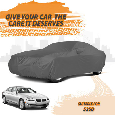 Drivo Car Cover For BMW 5 Series 525d (With Mirror Pockets)(Grey)