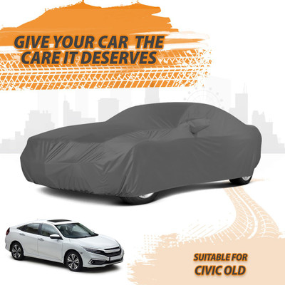 Drivo Car Cover For Honda Civic (With Mirror Pockets)(Grey)