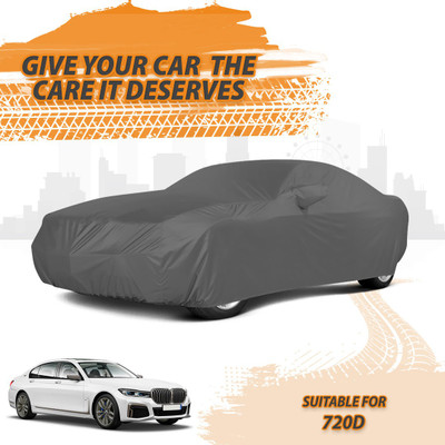 Drivo Car Cover For BMW 720D (With Mirror Pockets)(Grey)