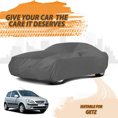 Drivo Car Cover For Hyundai Getz (With Mirror Pockets)(Grey)