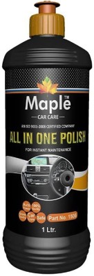 Maple Paste Car Polish for Metal Parts, Bumper, Chrome Accent, Exterior(1 L, Pack of 1)