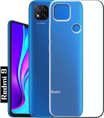 Case Club Back Cover for Mi Redmi 9(Transparent, Dual Protection, Silicon, Pack of: 1)