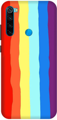 Retroart Back Cover for Mi Redmi Note 8(Multicolor, Dual Protection, Silicon, Pack of: 1)