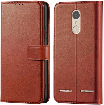 METOO Flip Cover for Lenovo K6 Power(Brown, Dual Protection, Pack of: 1)