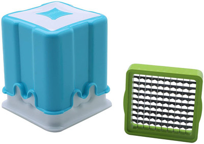 LAKKAD Potato Slicer (Container with Press and two Blades) Vegetable Chopper(1)