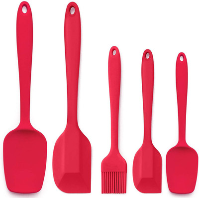 COSKIRA Silicone Spatula Non-Stick Spatula(Pack of 5)