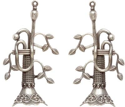 PANASH Silver-Plated Contemporary German Silver Drops & Danglers