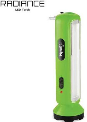 Pigeon Radiance-Led Torch 2 hrs Torch Emergency Light(Green)