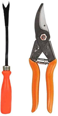 ERIN Gardening Tool Set pack of 2 Pcs contains Major Sectures Cutter / Grasss Cutter / Major Cutter & Weeder Garden Tool Kit(2 Tools)