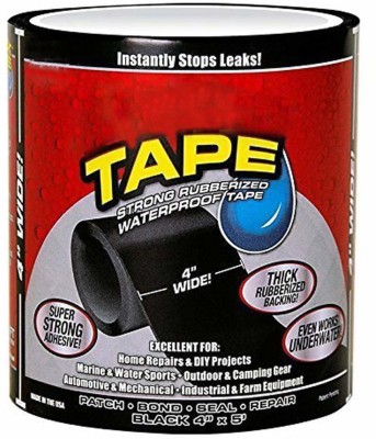 GEL TAPE Single Sided Multipurpose Strong Adhesive (Manual)(Set of 1, Black)