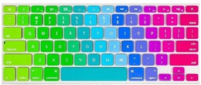 Vinayakart Anti Dust Silicone Skin Keypad Protector for MacBook Pro Air A1466 A1502 Computer Laptop Keyboard Skin(Multicolor)