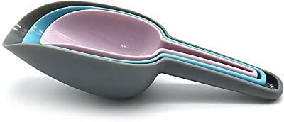 ZILLTOYIN Food Scoop Plastic Scoop Set Dry Food Scoop Ice Scoop Candy Scoop Puppy Food Feeder Shovel Multipurpose Handy Scoop Set of 3 Stackable Design Measuring Flour/Grains/Rice/Sugar Kitchen Scoop ZILLTOYIN Food Scoop Plastic Scoop Set Dry Food Scoop Ice Scoop Candy Scoop Puppy Food Feeder Shovel Multipurpose Handy Scoop Set of 3 Stackable Design Measuring Flour/Grains/Rice/Sugar Kitchen Scoop
