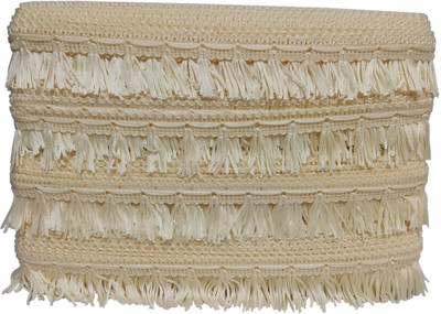 Utkarsh Lace Border Fabric Craft Trim Fringe Sewing Accessories Pack of 1 (25 Mtr and 3.8cm Width) Cream Curtain Fringe Jhalar Latkan Gota Trim Laces and Borders Craft Material for Bridal Ethnic Wear Suits Sarees Falls Lehengas Dresses/apparel Designing Embellishment & Decoration Purpose Lace Reel(P Utkarsh Lace Border Fabric Craft Trim Fringe Sewing Accessories Pack of 1 (25 Mtr and 3.8cm Width) Cream Curtain Fringe Jhalar Latkan Gota Trim Laces and Borders Craft Material for Bridal Ethnic Wear Suits Sarees Falls Lehengas Dresses/apparel Designing Embellishment & Decoration Purpose Lace Reel(P