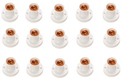 Electro Factory Deluxe Batten Bulb Holder - Pack of 15 Plastic Light Socket(Pack of 15)