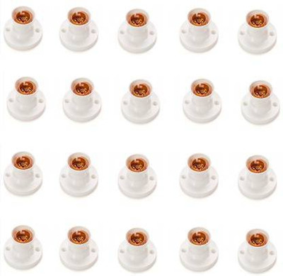 Electro Factory Deluxe Batten Bulb Holder - Pack of 20 Plastic Light Socket(Pack of 20)